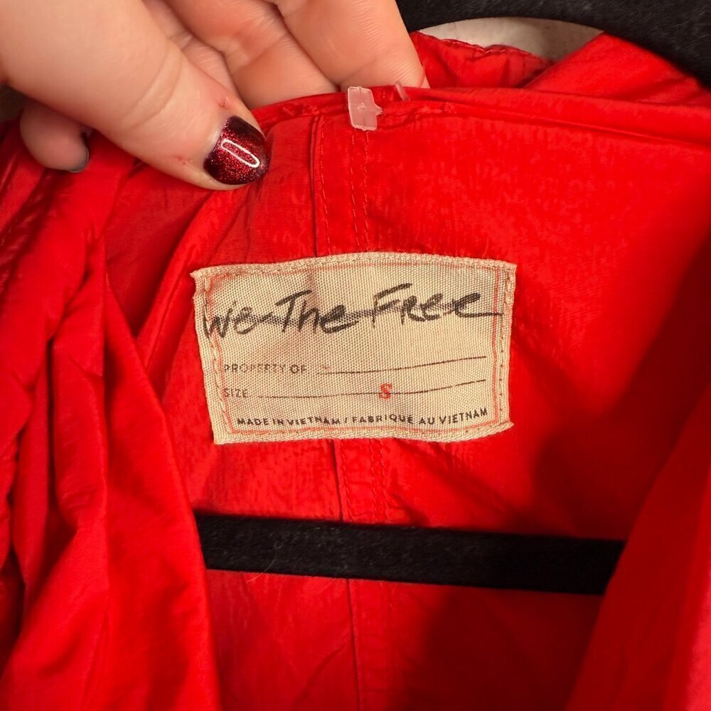 Free People We The Free Lafayette Pullover Windbreaker Jacket -‎ Size S Small - Picture 4 of 5